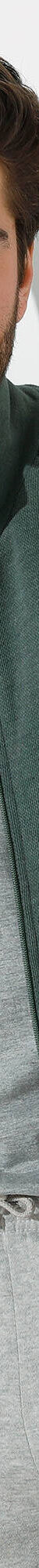 Sweat entièrement zippé uni (vert foncé) Sweat entièrement zippé uni (vert foncé)